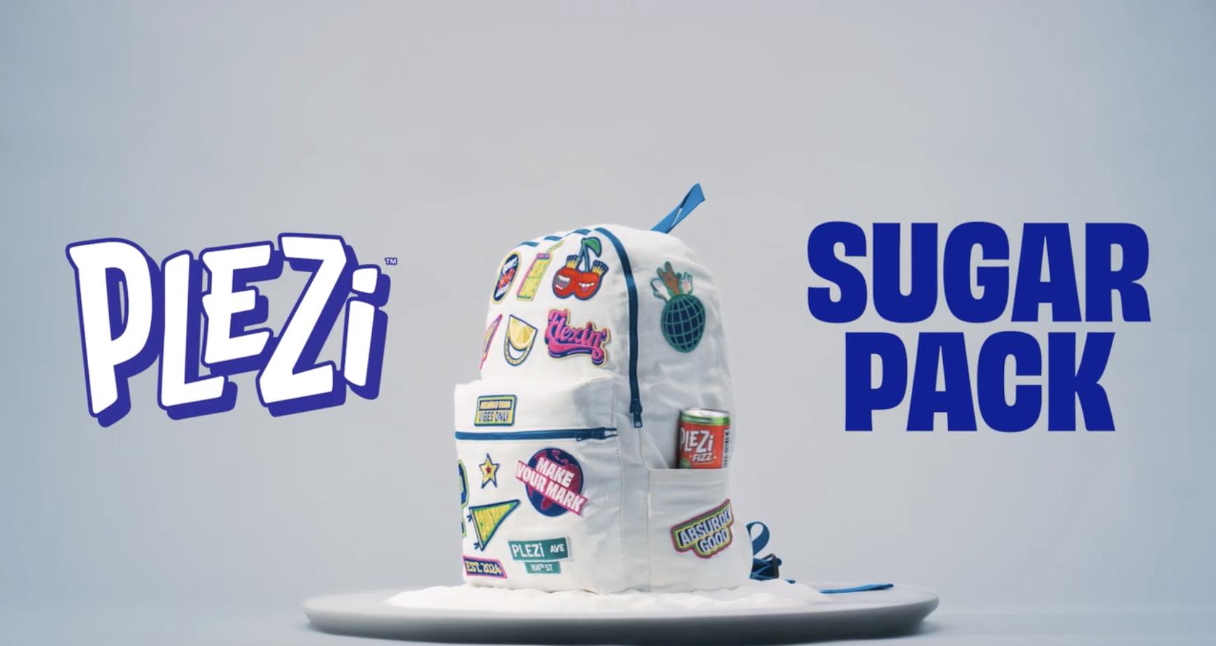 Plezi Made a Backpack Out of the Sugar It Doesn’t Put in Its Drinks